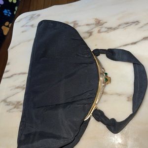 Vintage Ladies Dover Hand Pursue w/ Attached Change Purse ~ 11.5x7 mirror